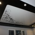 Натяжной потолок с фотопечатью узоры